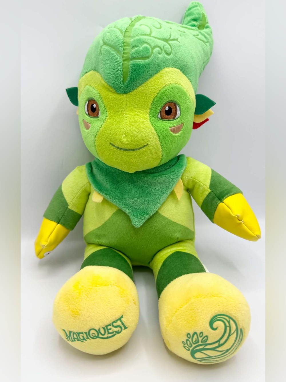 Build A Bear MagiQuest Foli Great Wolf Lodge Stuffed Animal Plush Magic Quest